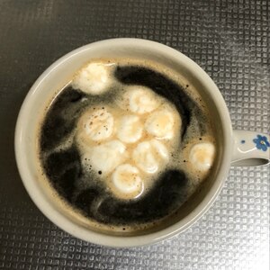 シナモン香る♪マシュマロカフェオレ